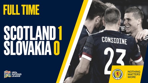 Шотландия – Словакия – 1:0. Видео гола и обзор матча