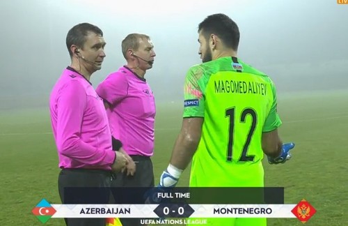 Азербайджан – Черногория – 0:0. Удаление Ивановича. Видеообзор матча