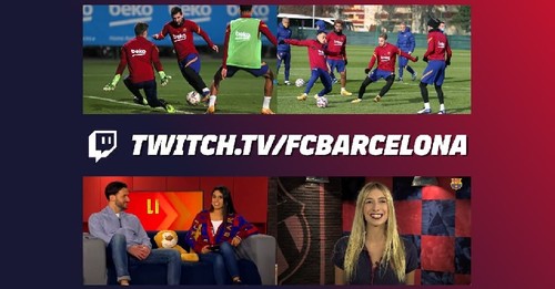 Барселона презентовала свой канал на Twitch