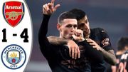 Арсенал – Манчестер Сити – 1:4. Видео голов и обзор матча