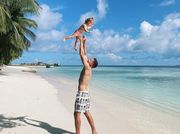 ФОТО. Матвиенко с дочкой загорают на Мальдивах