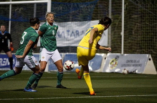 Женская сборная Украины разгромила Северную Ирландию