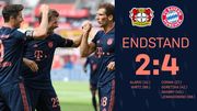 Байер – Бавария – 2:4. Видео голов и обзор матча