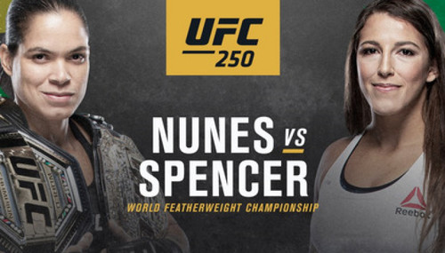 Где смотреть онлайн UFC 250: Аманда Нуньес – Фелисия Спенсер