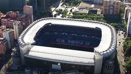 ВИДЕО. Реал показал, как идет реконструкция стадиона Сантьяго Бернабеу