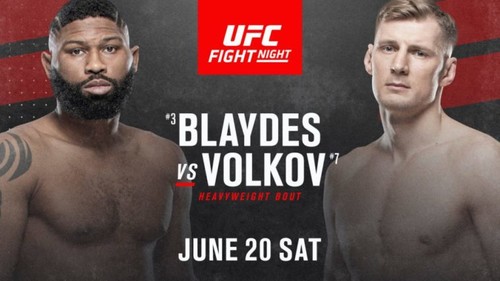 UFC. Кертис Блейдс – Александр Волков. Смотреть онлайн. LIVE трансляция