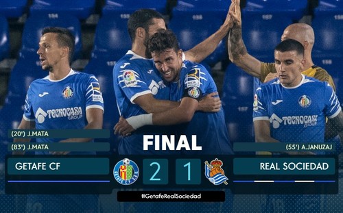 Хетафе нанес поражение Реалу Сосьедад и вошел в топ-5 Ла Лиги