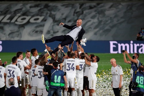ВІДЕО. Як гравці Реала святкують чемпіонство