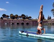 ФОТО. Вот это формы. Вирер попробовала свои силы в сапсерфинге