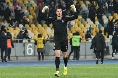 Бущан увійшов до топ-10 воротарів за кількістю матчів за Динамо