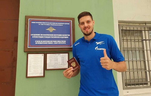 «Ощущаю себя русским». Украинский волейболист Зенита получил гражданство РФ