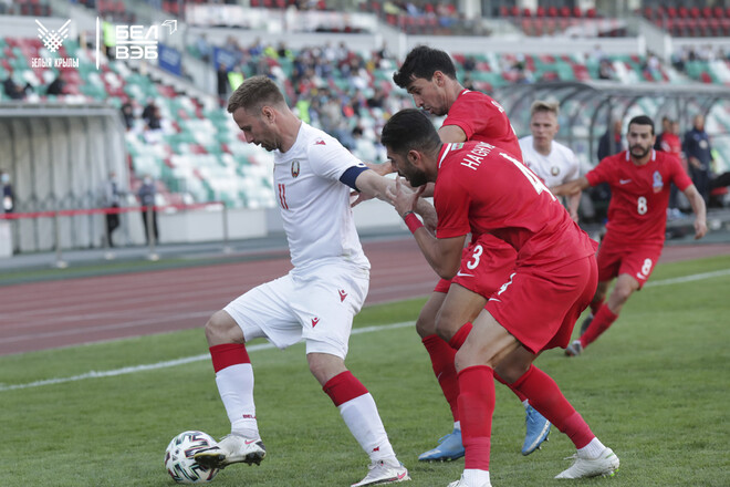 Беларусь – Азербайджан – 1:2. Проиграли в конце. Видео голов и обзор матча