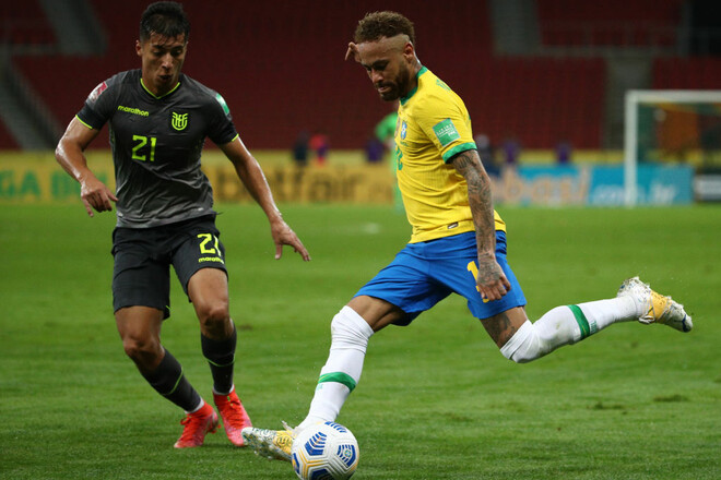 Бразилия – Эквадор – 2:0. Гол и ассист Неймара. Видео голов и обзор матча