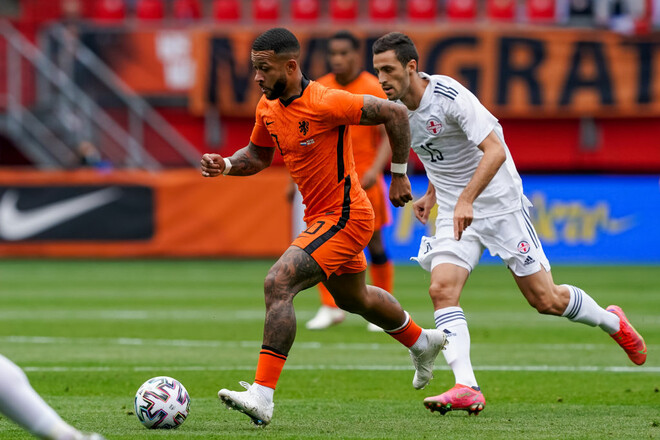 Нидерланды – Грузия – 3:0. Депай забивает. Видео голов и обзор матча