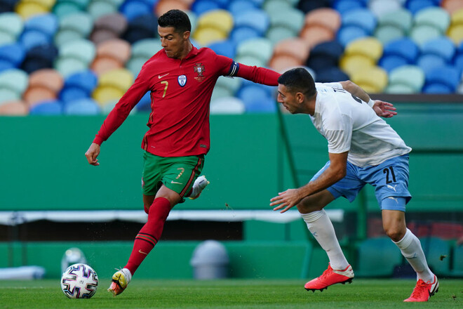 Португалия – Израиль – 4:0. Гол Роналду, дубль Бруну. Видео голов и обзор