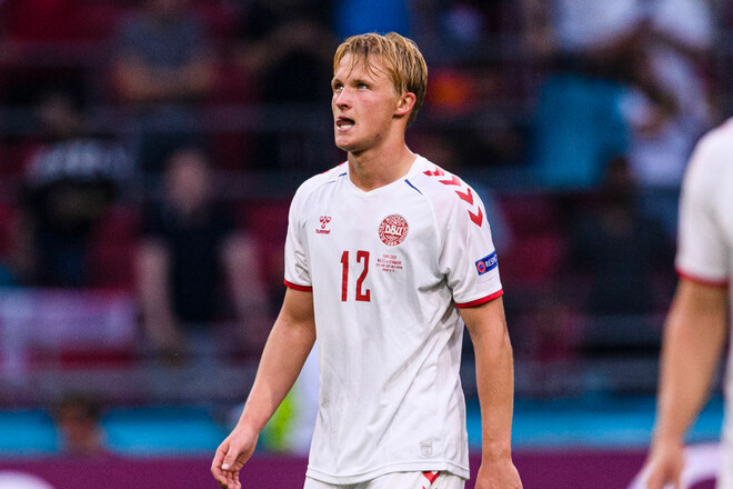 Дольберг – первый датчанин, который забил гол в плей-офф Евро с 1992 года