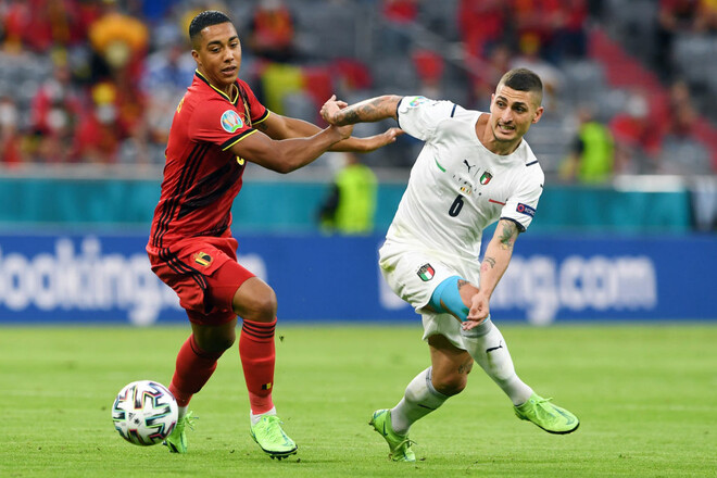 Бельгия – Италия – 1:2. Скуадра Адзурра в полуфинале! Видео голов и обзор