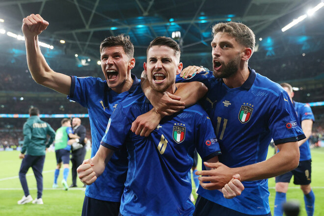 Италия в 10-й раз вышла в финал крупного турнира и 4-й раз – в финал Евро