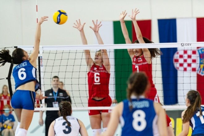 На жіночому Євро U-16 з волейболу зіграно три тури