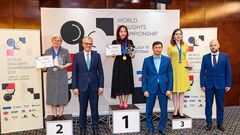 Украинка Виктория Мотричко выиграла бронзу на чемпионате мира по шашкам