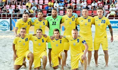 Сборная Украины по пляжному футболу стала победителем Кубка Независимости