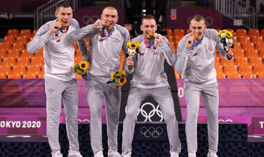 ВІДЕО. У Латвії помпезно зустріли олімпійських чемпіонів з баскетболу 3х3