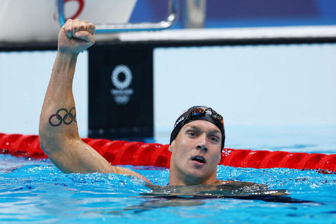 Плавание. Дрессел выиграл золото 50 м вольным стилем с олимпийским рекордом