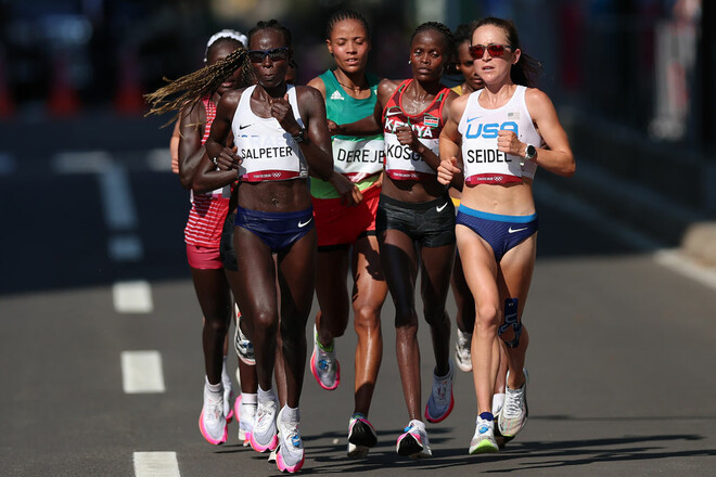 В женском марафоне дубль сделала Кения, украинки выступили неудачно
