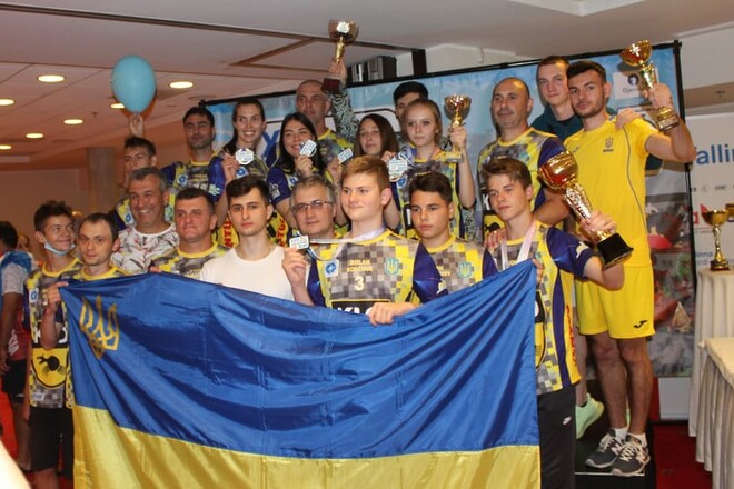 Сборная Украины завоевала 9 медалей на ЧМ по настольному хоккею