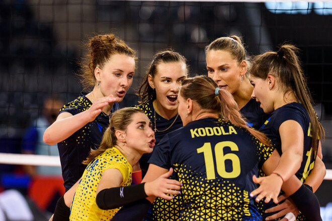 ФОТО. Как Украина Швецию на чемпионате Европы по волейболу обыгрывала