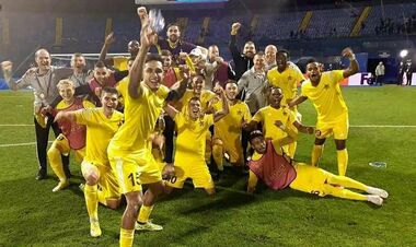 ФОТО. Як Шериф Вернидуба радів виходу до групового етапу Ліги чемпіонів