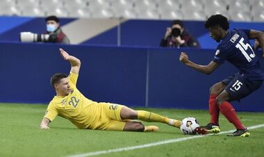 Снова три центральных защитника? Состав Украины на матч с Францией