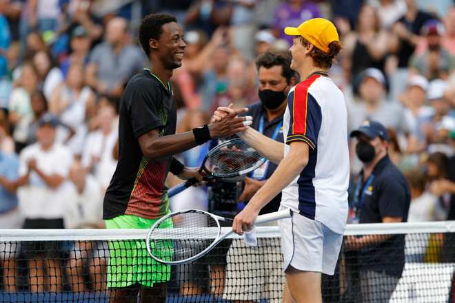 US Open. Монфіс ледь не камбекнув з 0:2 за сетами, але програв Сіннеру