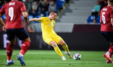 В матче с Чехией за сборную Украины дебютировало сразу 5 игроков