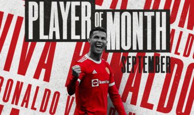 Роналду визнаний найкращим гравцем Манчестер Юнайтед у вересні