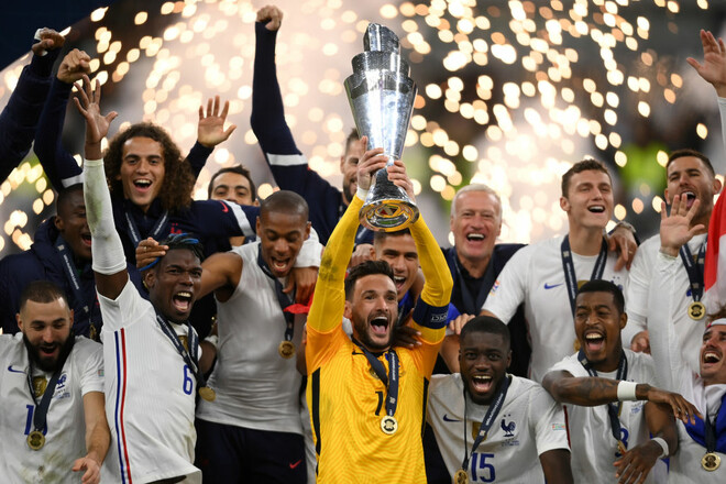 Франция победила Испанию в финале Лиги наций