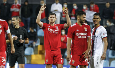 Яремчук вышел на замену. Бенфика с боем выиграла в матче Кубка Португалии