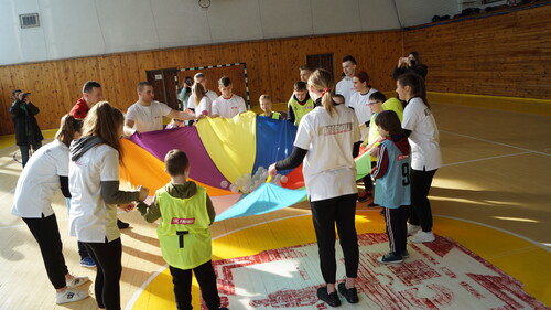 Parimatch Foundation провел в Луцке инклюзивную тренировку для детей