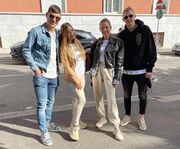 ФОТО. Наші в Бергамо. Прогулянка Коваленка і Маліновського з супутницями