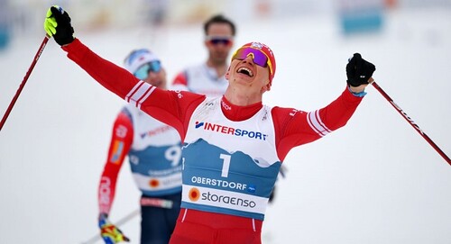 Лыжные гонки. Большунов – чемпион мира в скиатлоне