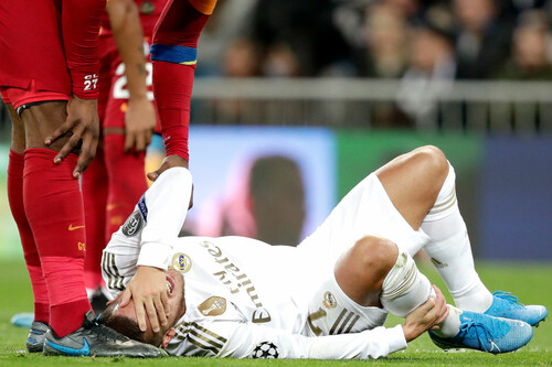 ФОТО. 10 травм Азара в Реале. 320 дней без футбола