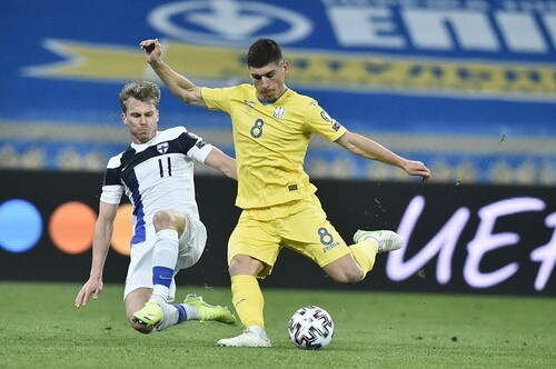 InStat: Малиновский – лучший игрок сборной Украины в матче с Финляндией