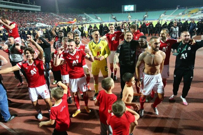 Софийский ЦСКА в 21-й раз выиграл Кубок Болгарии по футболу