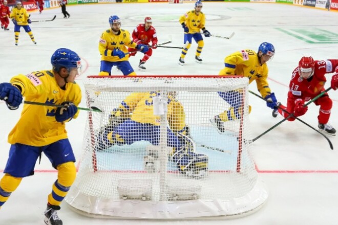 ЧС з хокею. Білорусь обіграла Швецію, Казахстан сильніший за Фінляндію