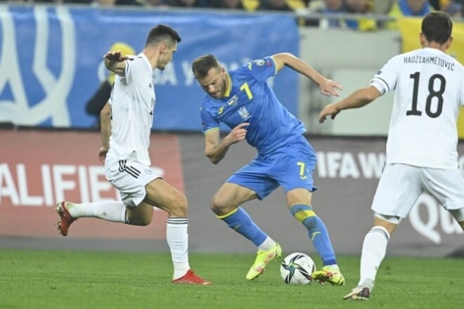 Босния вышла из игры. Украина и Финляндия претендуют на второе место группы