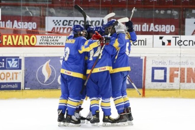 ЧМ по хоккею. Украина U-18 выиграла третий матч на турнире