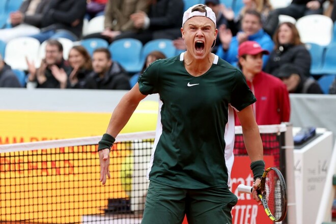 19-летний теннисист из Дании выиграл дебютный титул ATP