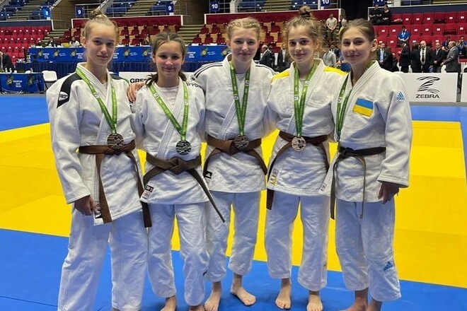 Украинские дзюдоистки завоевали пять медалей на этапе Кубка Европы