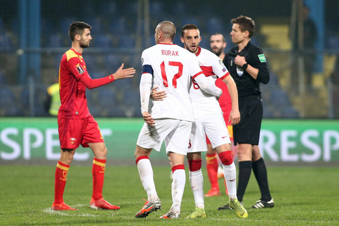 Черногория – Турция – 1:2. Видео голов и обзор матча