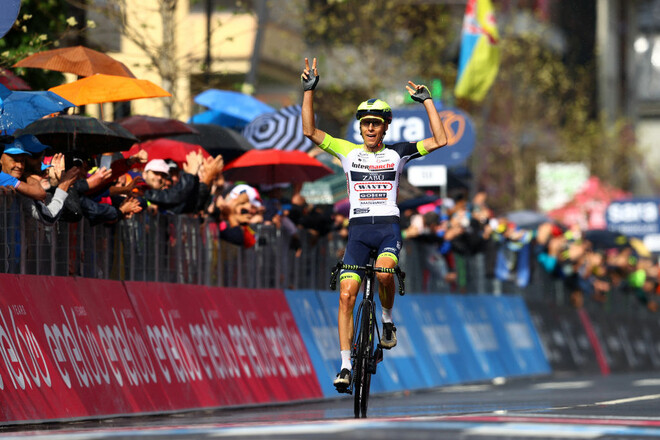 Джиро д'Італія. Хірт виграв королівський етап